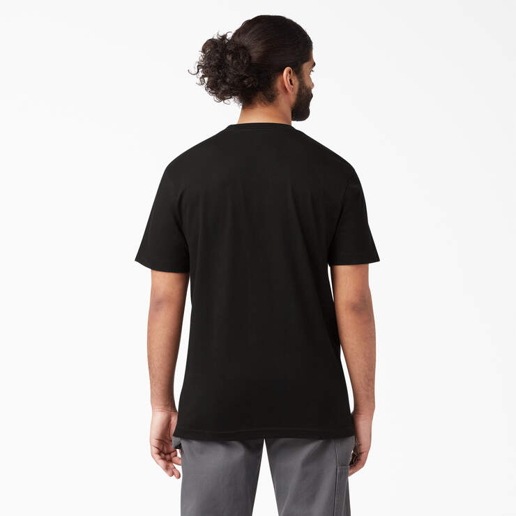 Lightweight Short Sleeve Pocket T-Shirt - Black (BK) image number 2