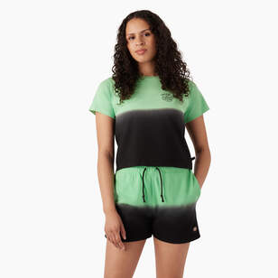 Women's Ombre Cropped T-Shirt