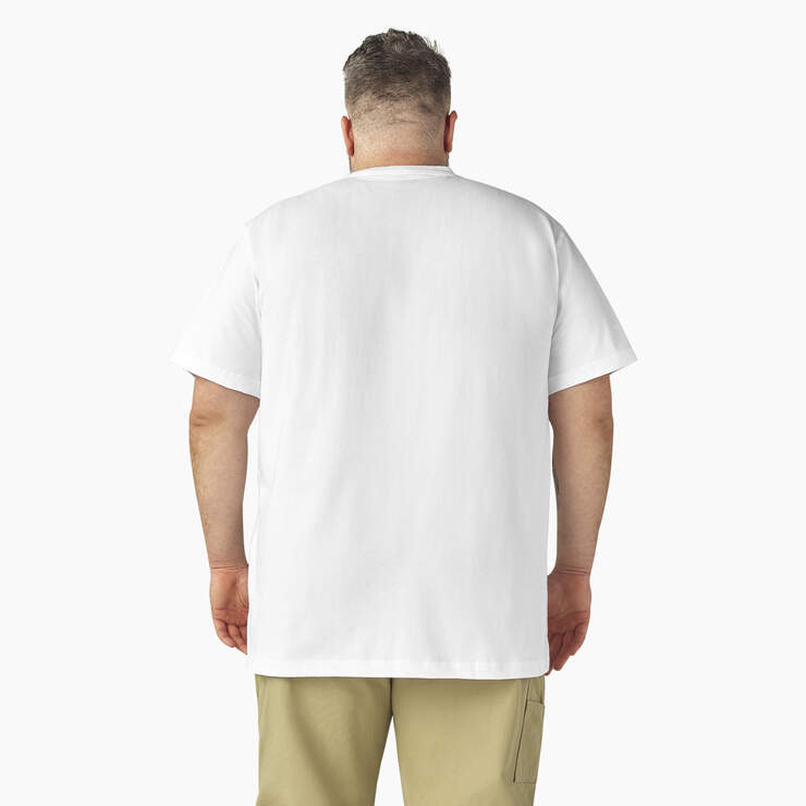 Heavyweight Short Sleeve Pocket T-Shirt - White (WH) image number 6