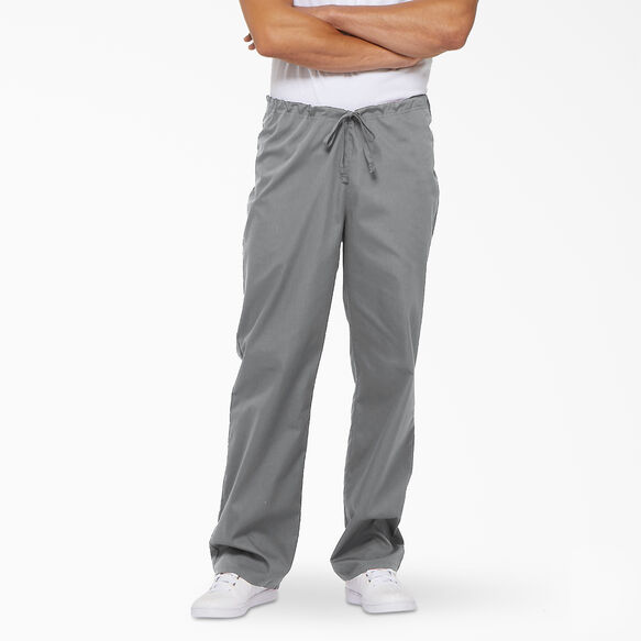Unisex EDS Signature Drawstring Scrub Pants - GRAY (GY)