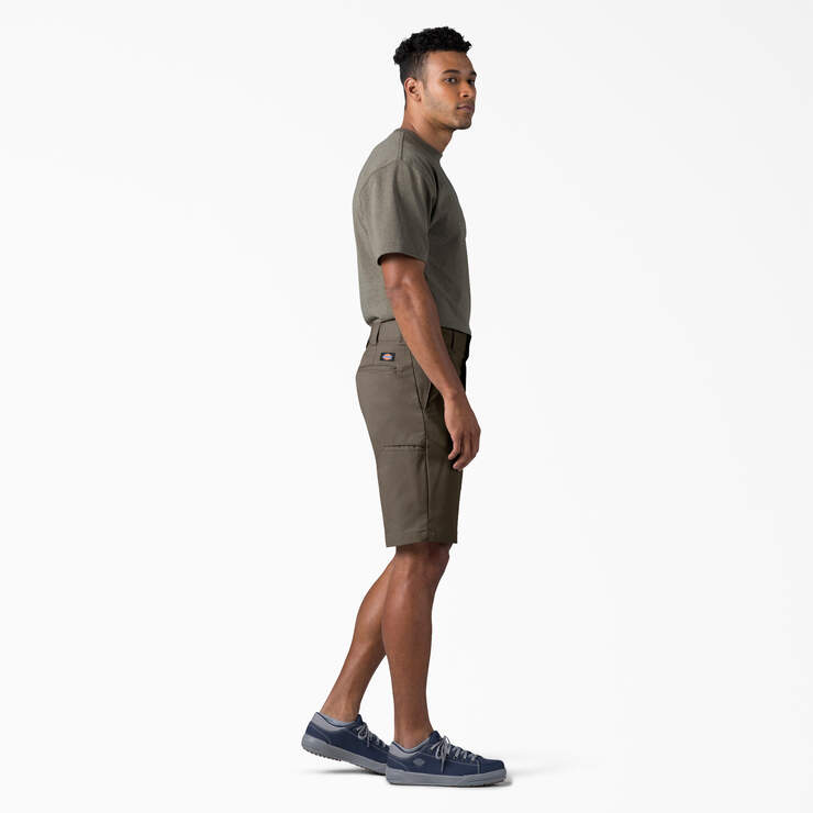 Relaxed Fit Work Shorts, 11" - Mushroom (MR1) image number 6