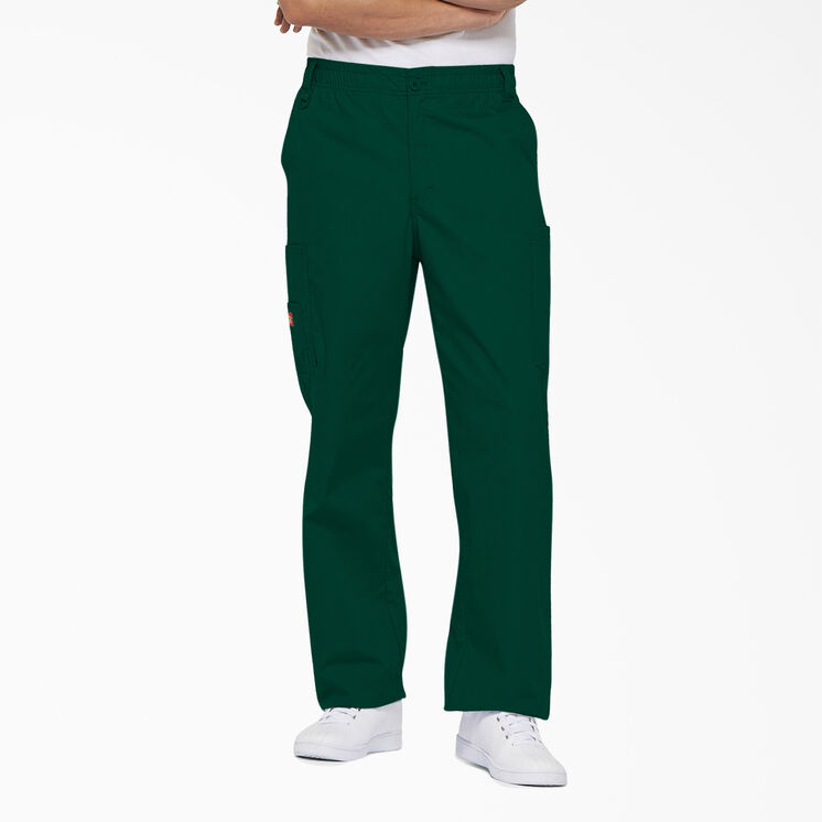 Men&#39;s EDS Signature Cargo Scrub Pants - Hunter Green &#40;HTR&#41;
