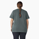 Women&#39;s Plus Short Sleeve Heavyweight T-Shirt - Lincoln Green &#40;LN&#41;