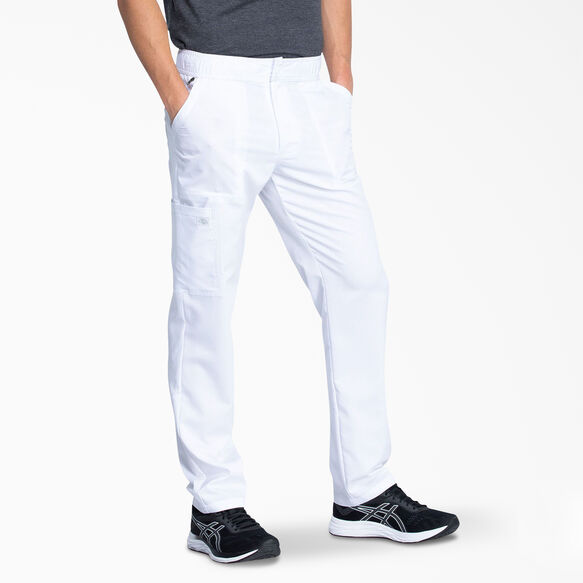 Men&#39;s Balance Zip Fly Scrub Pants - White &#40;DWH&#41;