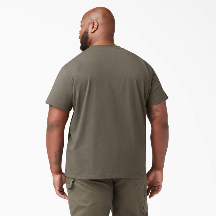 Heavyweight Short Sleeve Pocket T-Shirt - Mushroom (MR1) image number 5