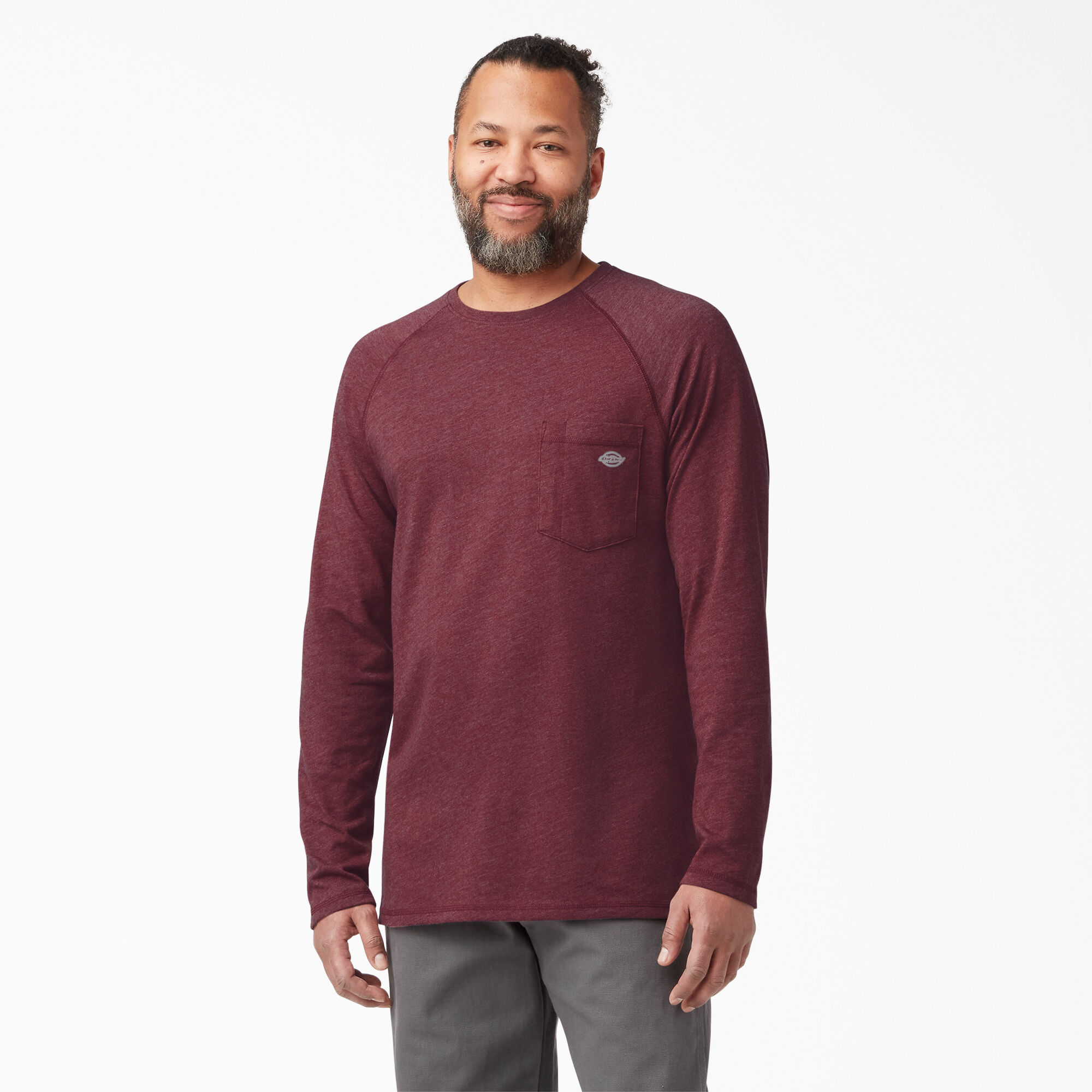 burgundy dickies shirt