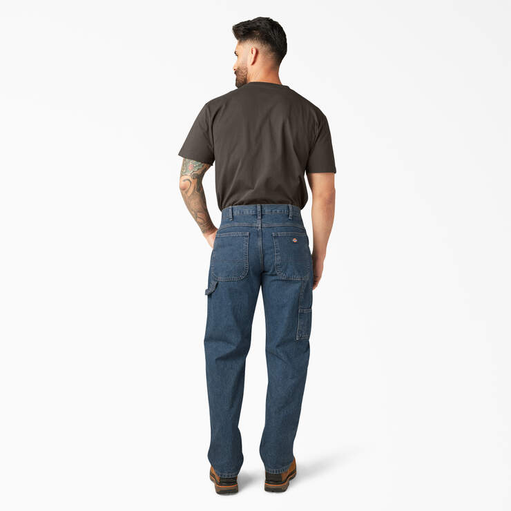 Relaxed Fit Carpenter Jeans - Heritage Tinted Khaki (THK) image number 5