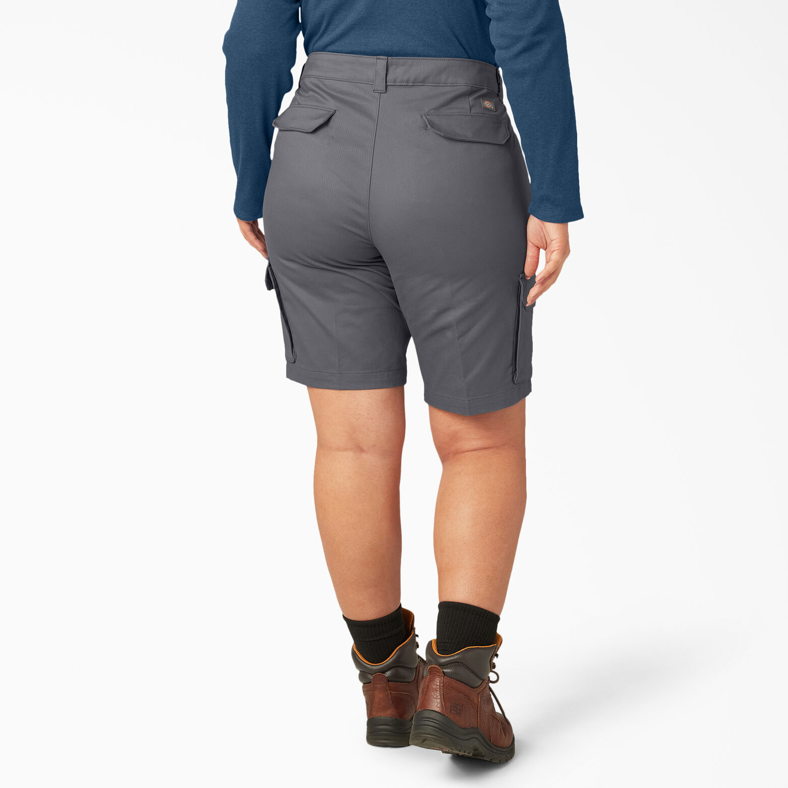 women's plus cargo shorts