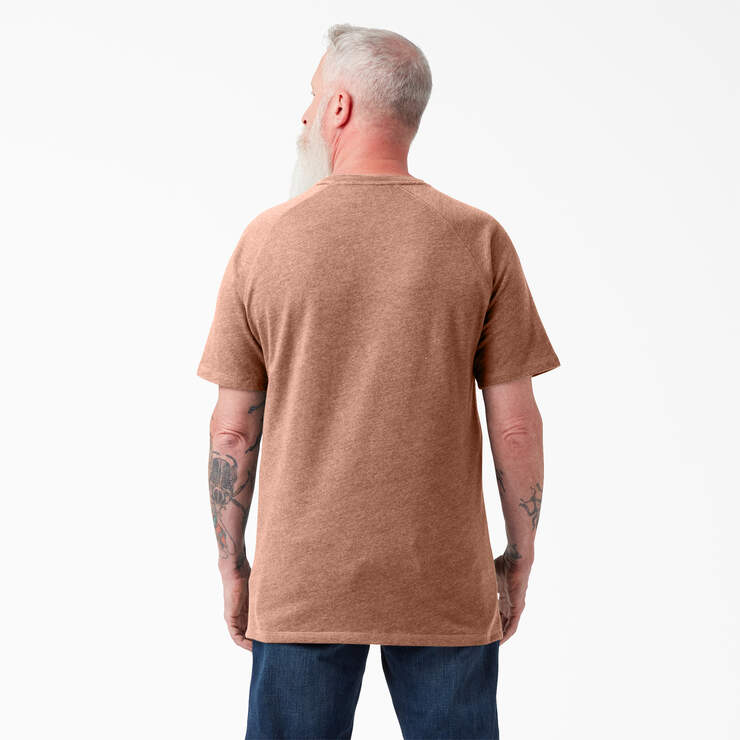 Cooling Short Sleeve Pocket T-Shirt - Cork Single Dye Heather (C2K) image number 2