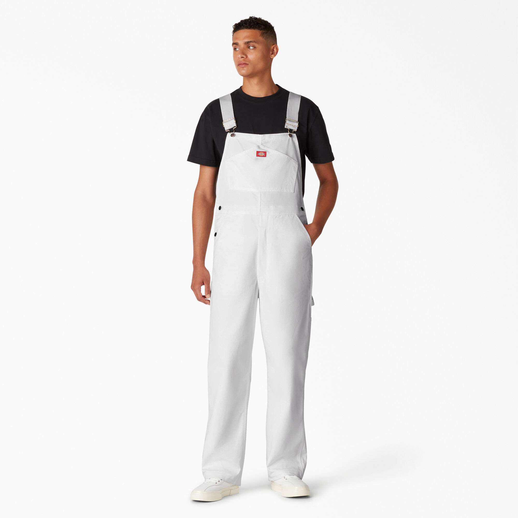 White top dickies jumpsuit