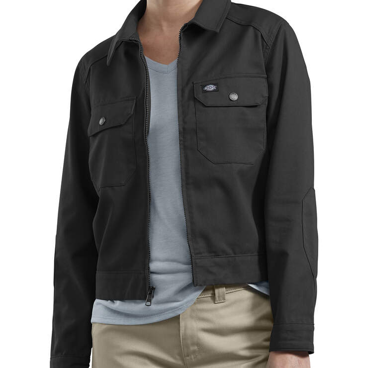 Women's '67 Twill Military Jacket - Black (BK) image number 1