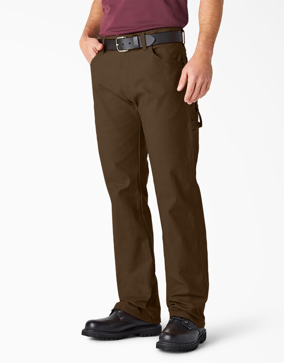 Relaxed Fit Straight Leg Carpenter Duck Pants - Timber Brown &#40;RTB&#41;
