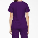 Women&#39;s EDS Signature Mock Wrap Scrub Top - Purple Eggplant &#40;EGG&#41;