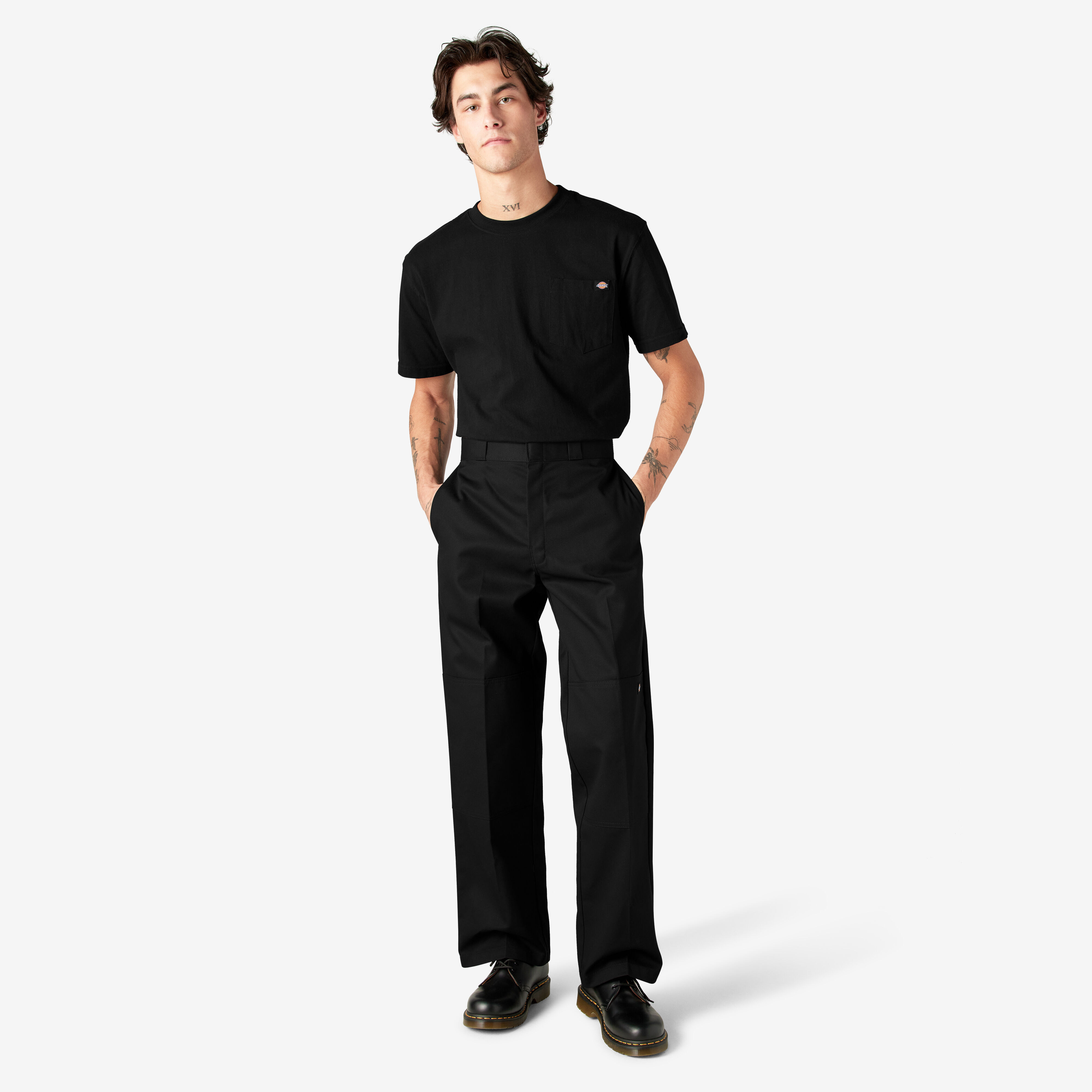 Loose Fit Double Knee Work Pants