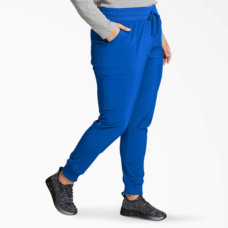 Women's EDS Essentials Jogger Scrub Pants - Royal Blue (RB) image number 4