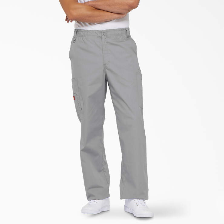 Men's EDS Signature Cargo Scrub Pants - Gray (GY) image number 1