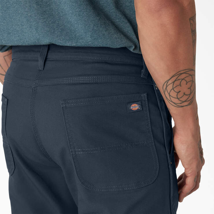 Regular Fit Duck Double Knee Pants - Stonewashed Dark Navy (SDN) image number 7