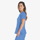 Women&#39;s EDS Essentials V-Neck Scrub Top - Ceil Blue &#40;CBL&#41;