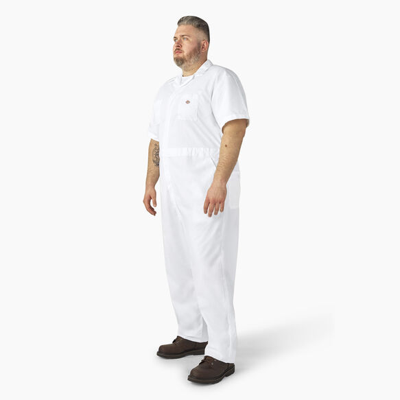 Short Sleeve Coveralls - White &#40;WH&#41;