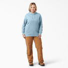 Women&#39;s Plus Heavyweight Logo Sleeve Hoodie - Clear Blue &#40;EU&#41;