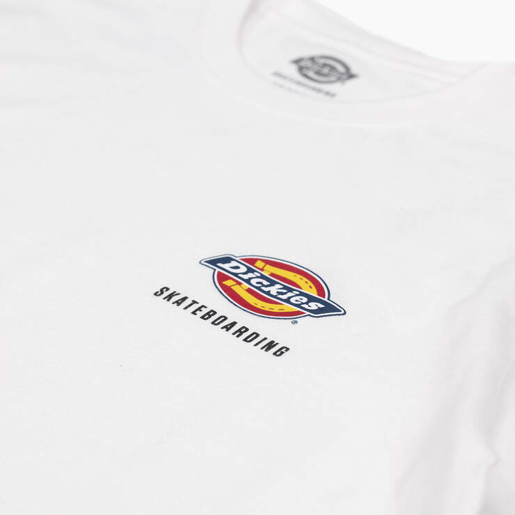 Dickies Skateboarding Regular Fit Chest Logo T-Shirt - White (WH) image number 3