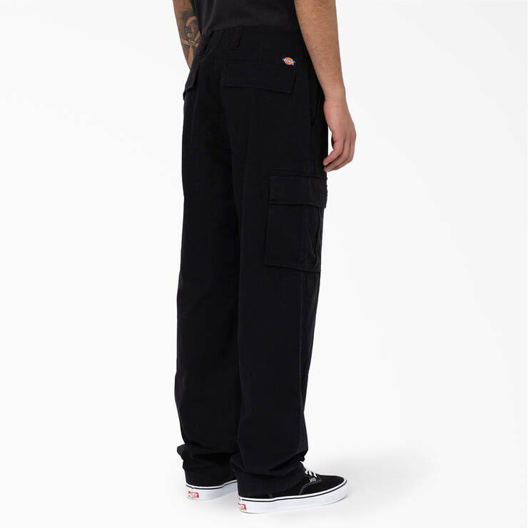 Eagle Bend Relaxed Fit Double Knee Cargo Pants - Black (BKX) image number 4