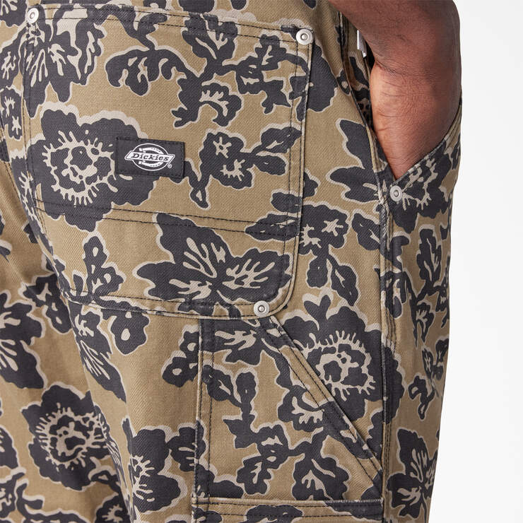 Dickies Premium Collection Utility Pants - Desert Rose Green Floral (NFN) image number 10
