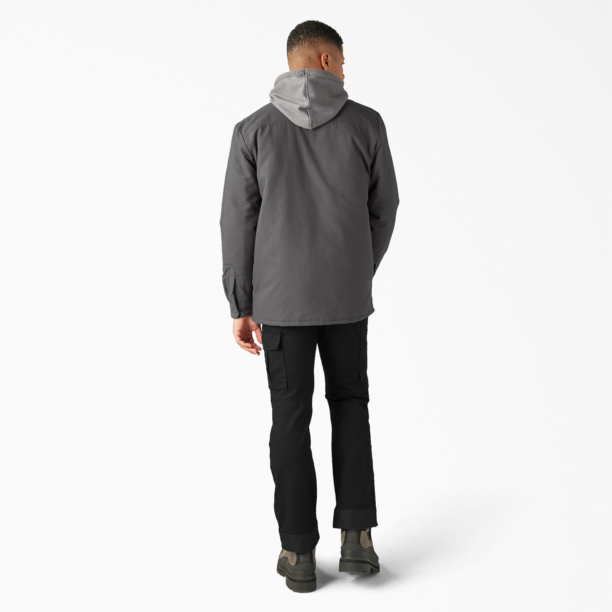 Dickies icon hooded shop quilted shirt jacket
