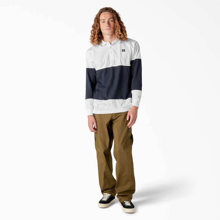 Dickies Skateboarding Rugby Polo - White (WH) image number 4