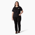 Women&#39;s Plus Heavyweight Workwear Graphic T-Shirt - Black &#40;KBK&#41;