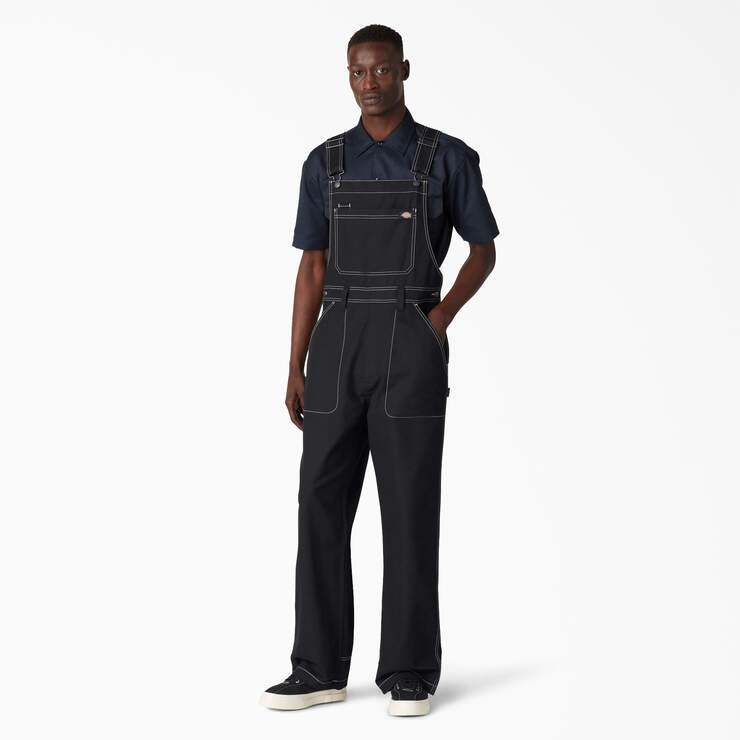 Reworked Utility Bib Overalls - Black (BKX) image number 1