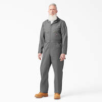 Deluxe Blended Long Sleeve Coveralls - Gray (GY)