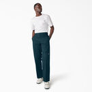 Loose Fit Double Knee Work Pants - Reflecting Pond &#40;YT9&#41;