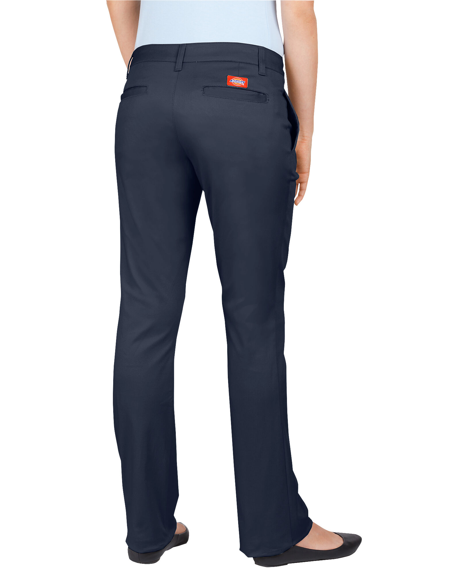 Dickies Girl Juniors Original Fit Lowrider Straight Leg Pants