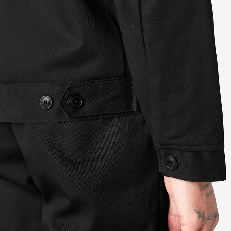 Insulated Eisenhower Jacket - Black (BK) image number 16