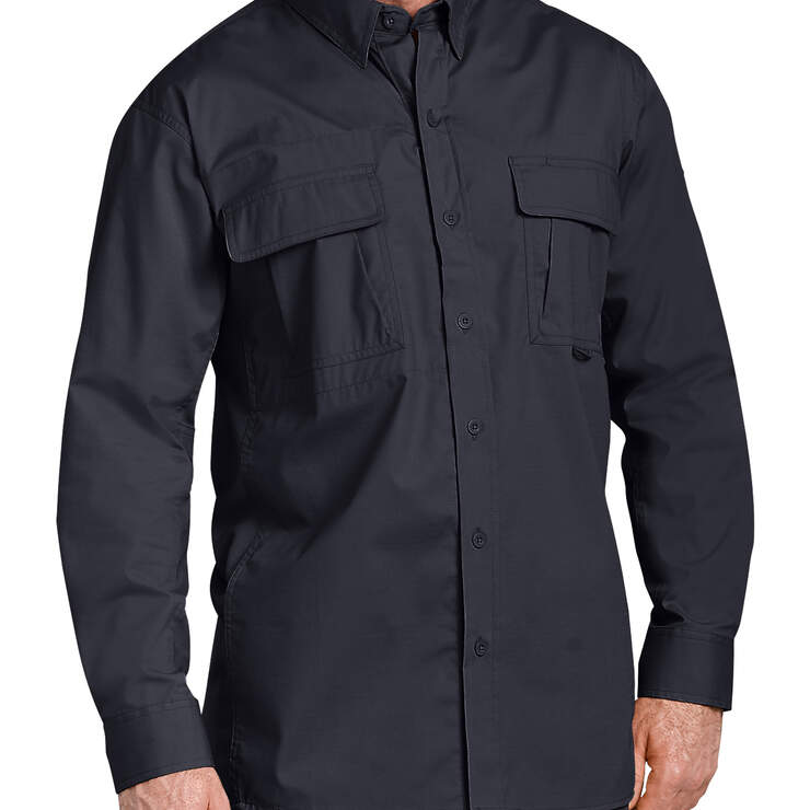 Tactical Ventilated Ripstop Long Sleeve Shirt - Midnight Blue (MD) image number 1