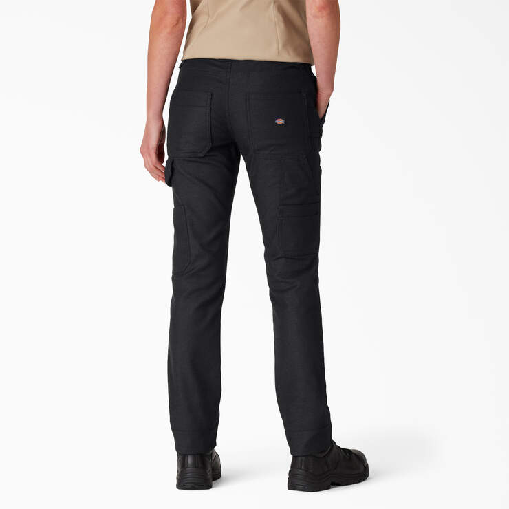 Women's FLEX DuraTech Straight Fit Pants - Black (BKX) image number 2