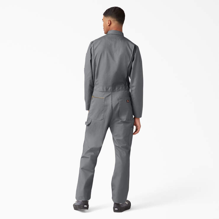 Deluxe Blended Long Sleeve Coveralls - Gray (GY) image number 6