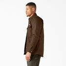 Water Repellent Fleece-Lined Duck Shirt Jacket - Timber Brown &#40;TB&#41;