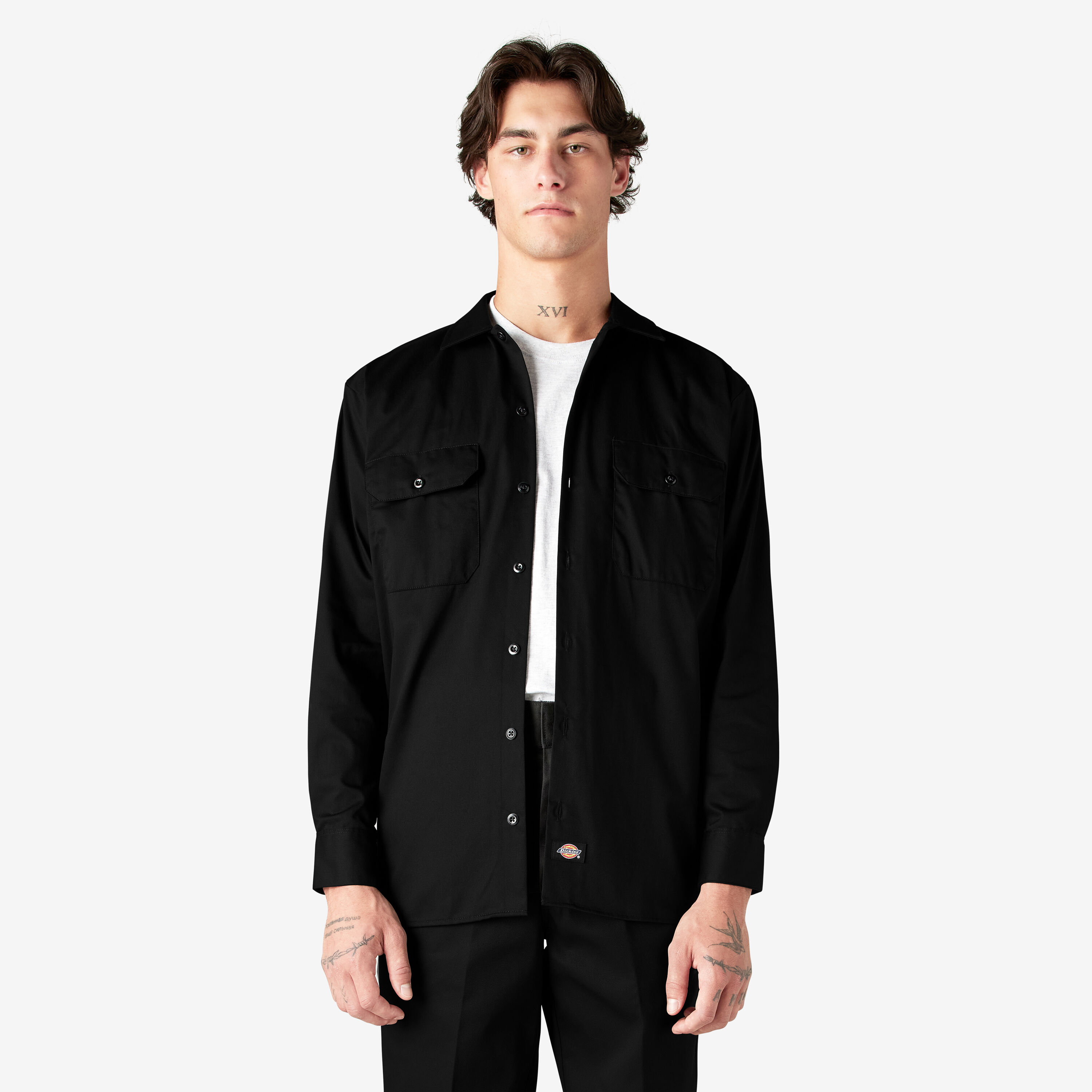 dickies slim shirt