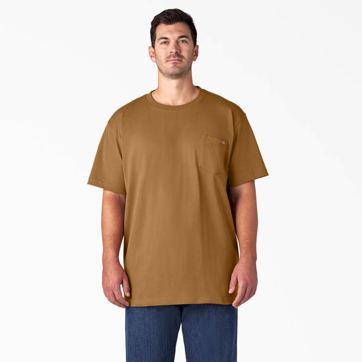 Heavyweight Short Sleeve Pocket T-Shirt - Brown Duck (BD) image number 4