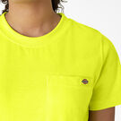 Women&#39;s Heavyweight Short Sleeve Pocket T-Shirt - Bright Yellow &#40;BWD&#41;