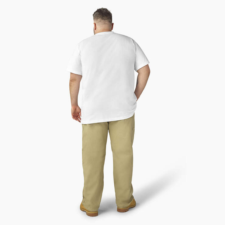 Heavyweight Short Sleeve Pocket T-Shirt - White (WH) image number 12