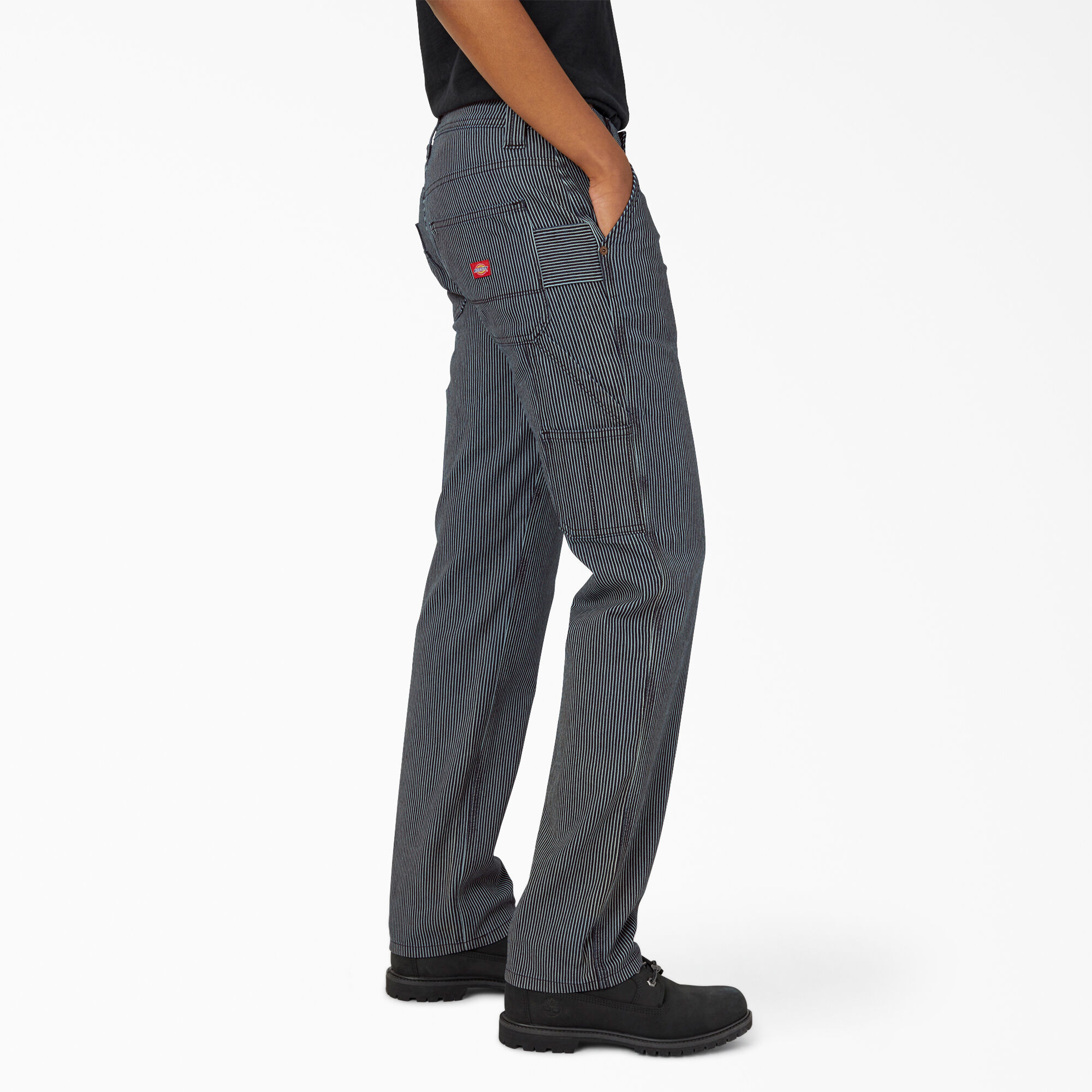 Women s FLEX Relaxed Fit Hickory Stripe Carpenter Pants