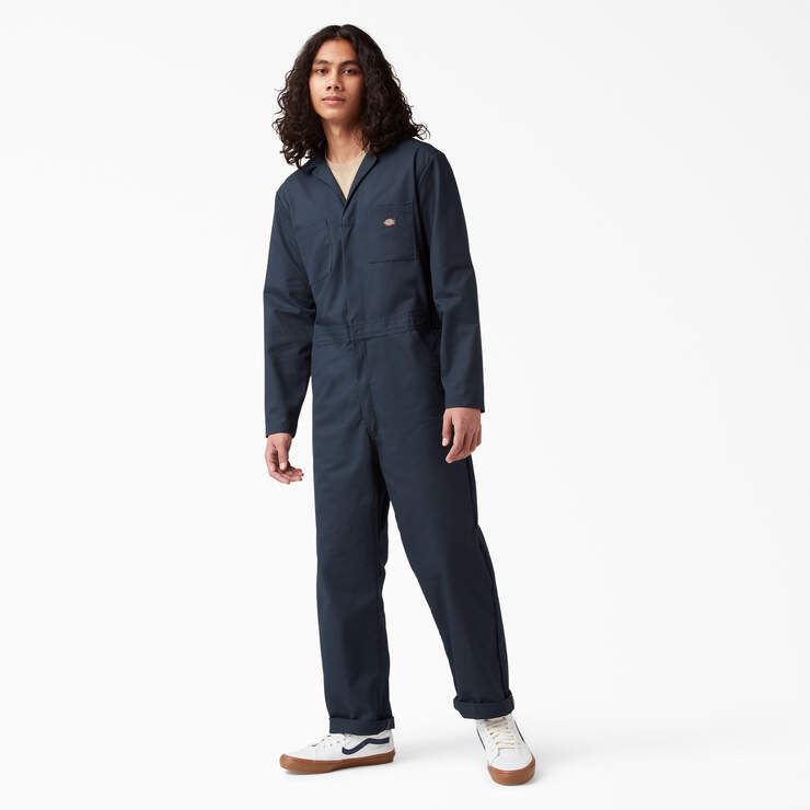 Long Sleeve Coveralls - Dark Navy (DN) image number 9