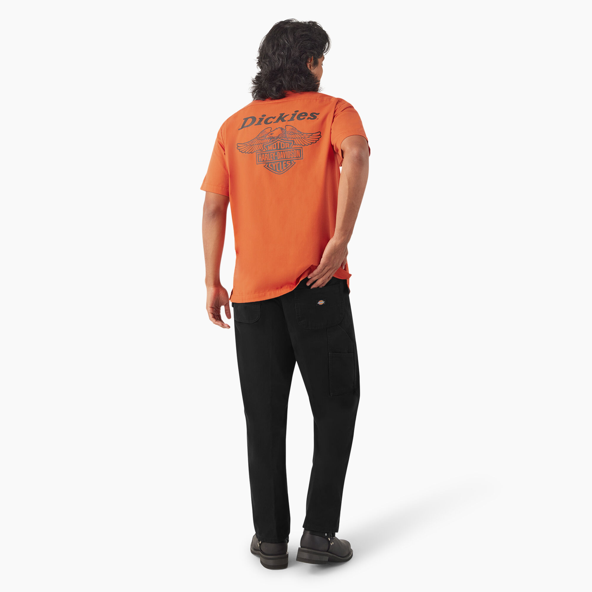 【福袋セール】 Harley-Davidson x Dickies Eagle Shirt Work Sleeve Short パンツ