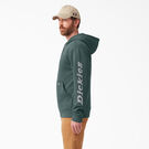 Water Repellent Logo Sleeve Hoodie - Lincoln Green &#40;LN&#41;