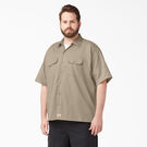 Relaxed Fit Short Sleeve Work Shirt - Desert Sand &#40;DS&#41;