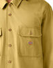 100 Year Long Sleeve Cotton Sateen Work Shirt - Stonewashed Dark Khaki &#40;S2K&#41;