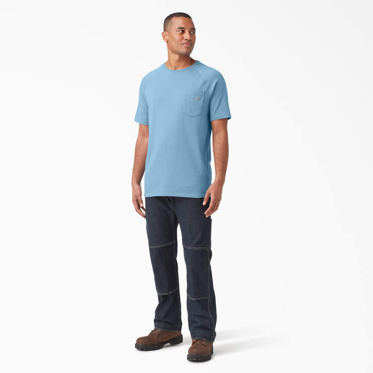 Cooling Short Sleeve Pocket T-Shirt - Dusty Blue (DL) image number 7